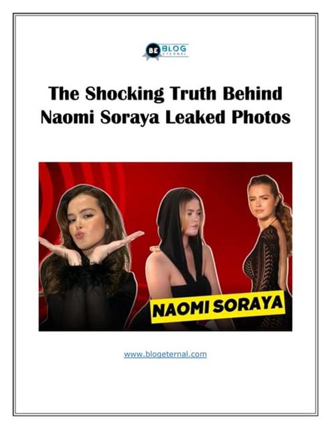 Naomi Soraya Scandal Unraveled